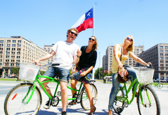 bicicleta tour santiago do Chile