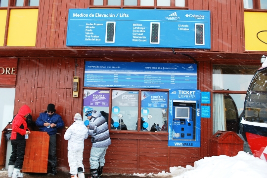 compra de ingresso centro de ski valle nevado