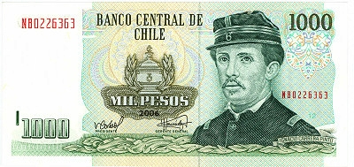 Mil pesos chilenos anigos