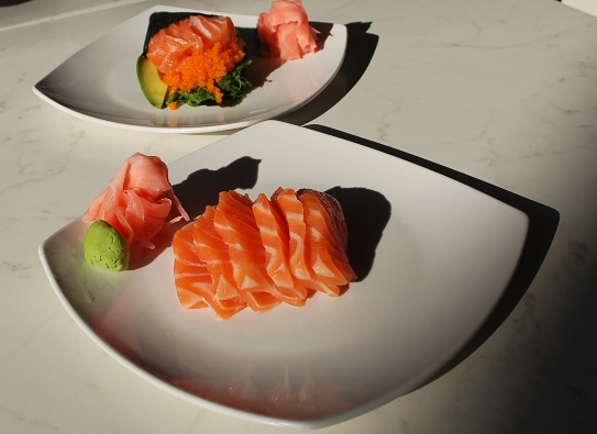 sashimi salmão, likechile, fukai
