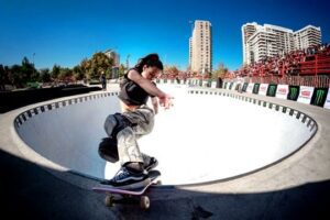 parque de los reyes em Santiago do Chile skatepark
