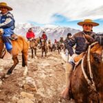 Cavalo na Cordilheira dos Andes