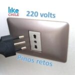 Como são as tomadas e voltagem no Chile.