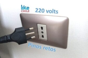 Como são as tomadas e voltagem no Chile.